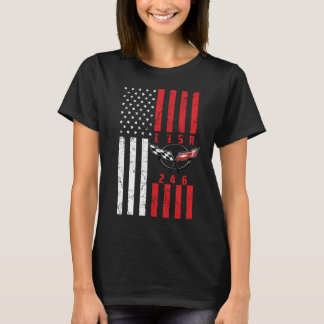 Camiseta Stick Shift American Flag corvette 6 Gea