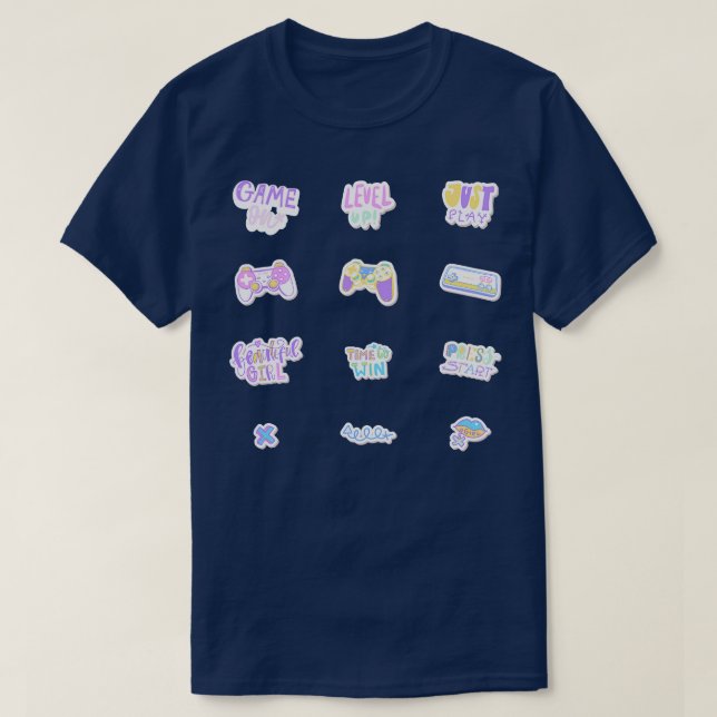 Camiseta Sticker Pack Esport 2 (Frente do Design)