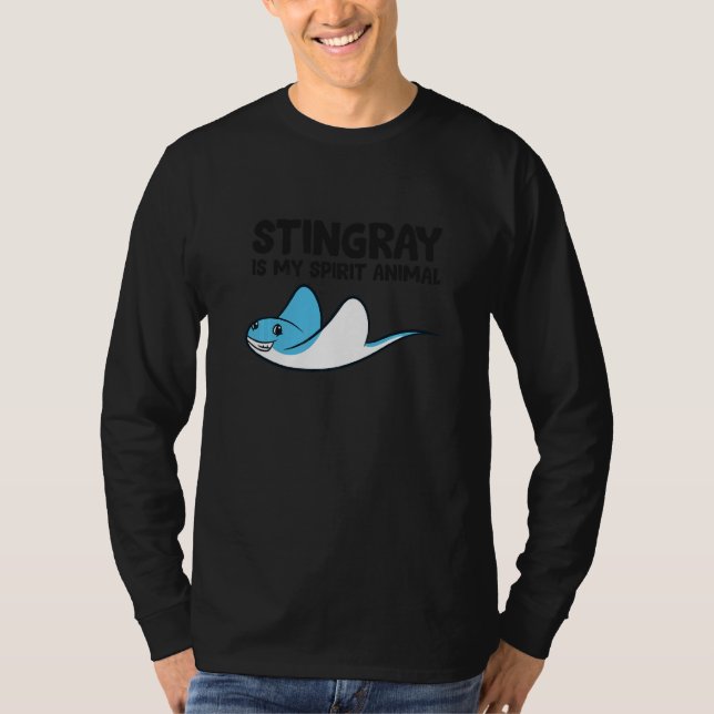 Camiseta Stingray Is My Spirit Animal I Love Stingrays (Frente)