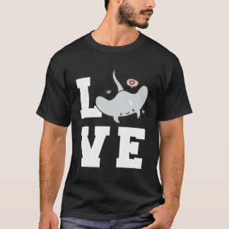 Camiseta Stingray Love Ocean Adventure Manta Ray Merging Va