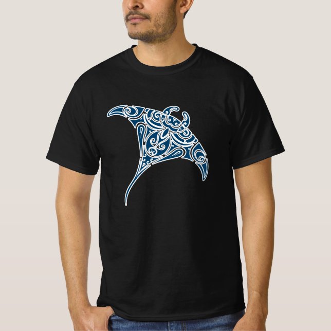 Camiseta Stingray maori tattoo (Frente)