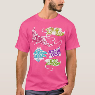Camiseta Stingray Ocean Animal Havaiano - Parada Tribal M