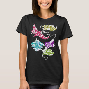 Camiseta Stingray Ocean Animal Havaiano - Parada Tribal M