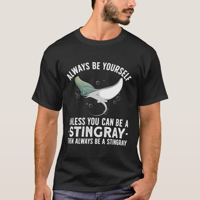 Camiseta Stingray Para Sea Creature Stingray (Frente)