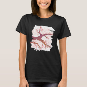 Camiseta Stipes Sakura Flor de Cerejeira Japonesa Japão