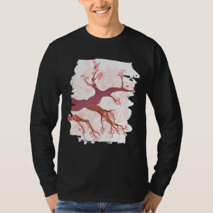 Camiseta Stipes Sakura Flor Japonês Flor do Japão