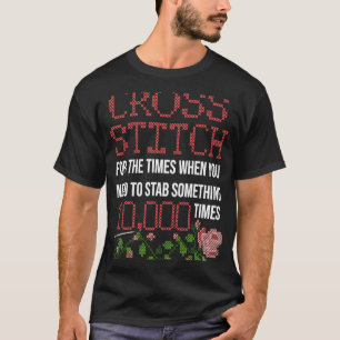 Camiseta Stitch Cruzando Stitchers Crocheter Sewe