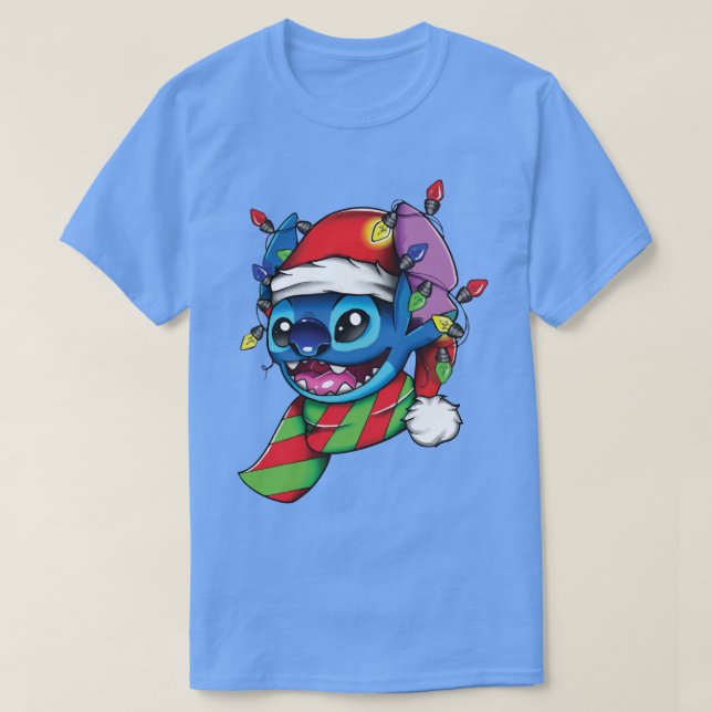 Camiseta Stitch de Natal (Frente do Design)