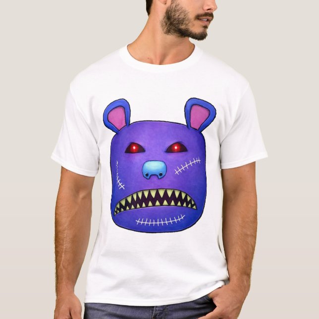 Camiseta Stitched Nightmare Bear (Frente)