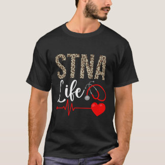Camiseta Stna Life Tested Nurdy Assistant Leopard S