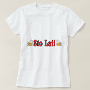 Camiseta Sto Lat! Com Perucas De Cerveja