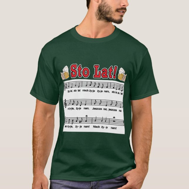 Camiseta Sto Lat! Música Com Cerveja Mugs (Frente)