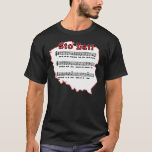 Camiseta Sto Lat Song on Polônia Map