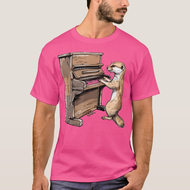 Camiseta Stoat Playing The Piano (Frente)