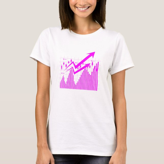 Camiseta Stock Broker Hobby Trader Chart Analyst (Frente)