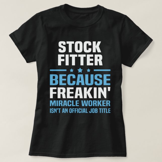 Camiseta Stock Fitter (Frente do Design)