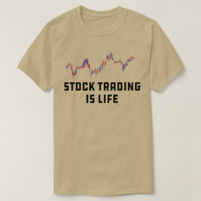 Camiseta Stock Trader Trading é vida 1 (Frente do Design)