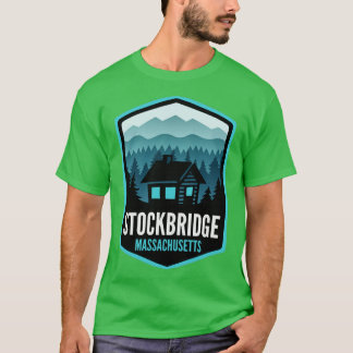 Camiseta Stockbridge Massachusetts Mountain Town Cabine