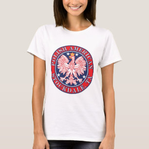 Camiseta Stockdale Texas Polska Eagle Polonês Americano