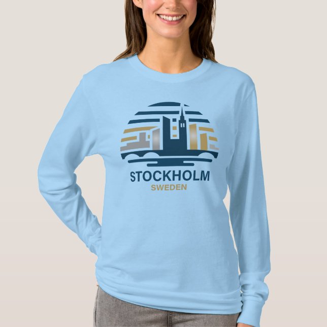 Camiseta Stockholm Sweden Europe (Frente)