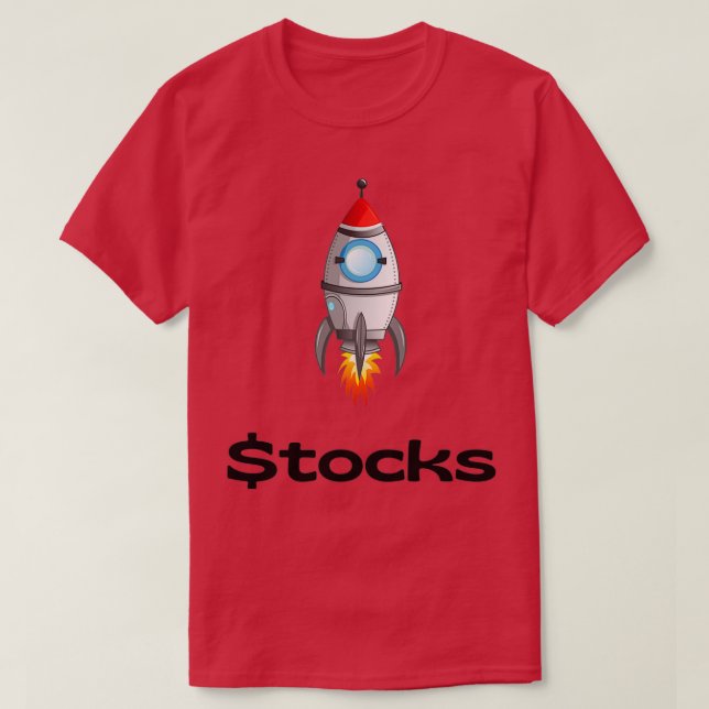 Camiseta Stocks are rising (Frente do Design)