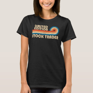 Camiseta STOCKS TRADER Funny Job Profissão de título Aniver