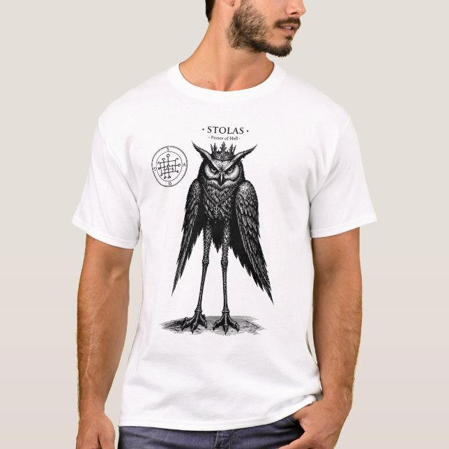 Camiseta Stolas Soberano das Sombras (Frente)