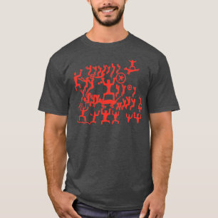 Camiseta Stone Age Cave Painting Paleolithic Art Pattern 