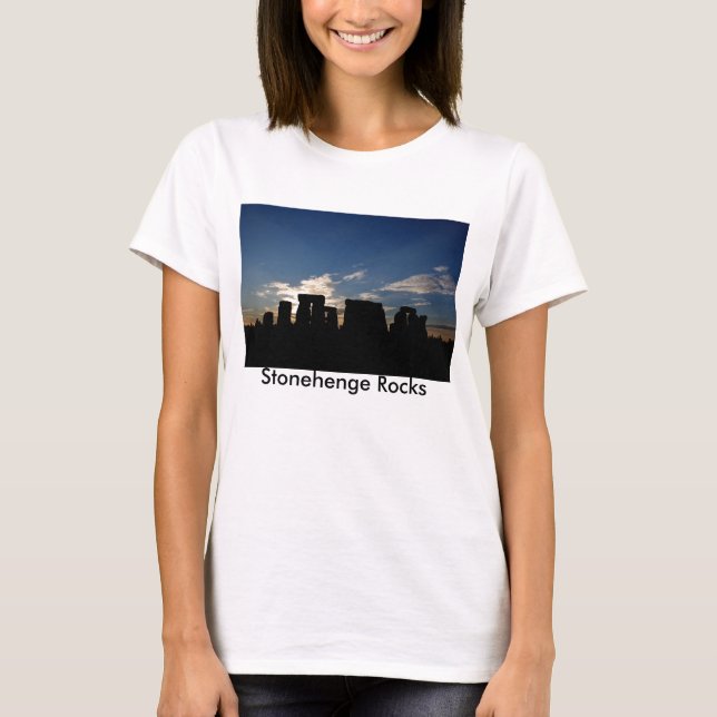 Camiseta Stonehenge balança o t-shirt das senhoras (Frente)