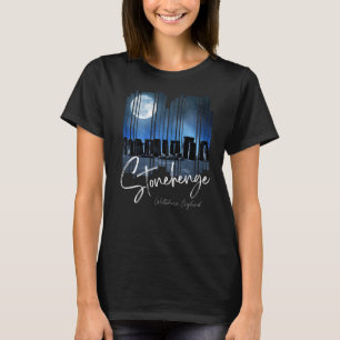 Camiseta Stonehenge England Souvenir Stonehenge À Noite