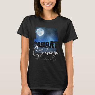 Camiseta Stonehenge England Souvenir Stonehenge À Noite
