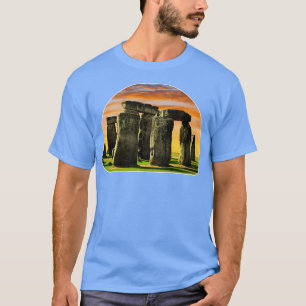 Camiseta Stonehenge England Souvenir Stonehenge À Noite101