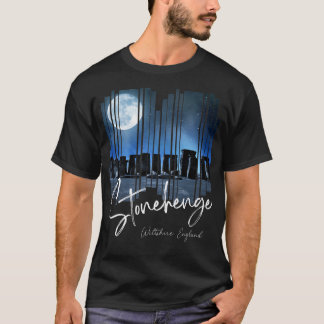 Camiseta Stonehenge England SouvenirStonehenge À Noite146