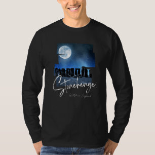 Camiseta Stonehenge Inglaterra Lembrança  Stonehenge À Noit