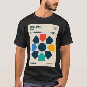 Camiseta Stonehenge Retro Viagem Art