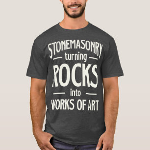 Camiseta Stonemasonry Transformando Rochas Em Obras De Arte