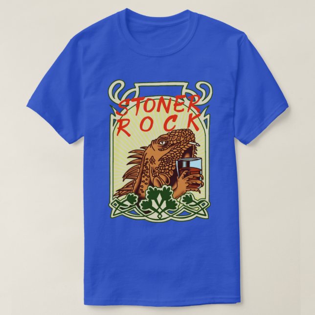 Camiseta stoner rock desert apedrejado (Frente do Design)