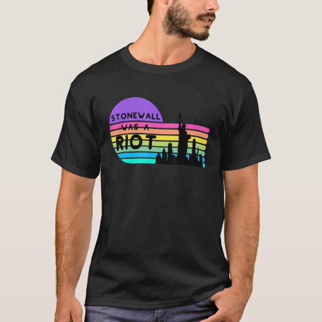 Camiseta Stonewall era um motim (Frente)