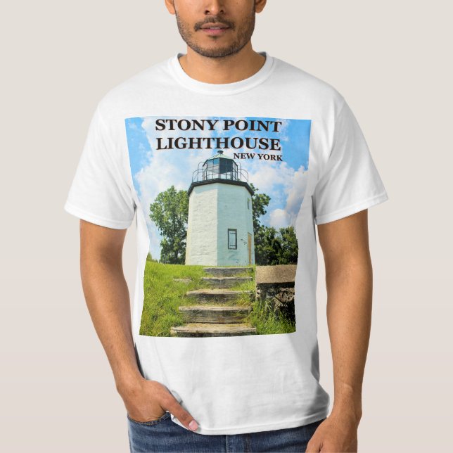 Camiseta Stony Point Lighthouse, New York T-Shirt (Frente)