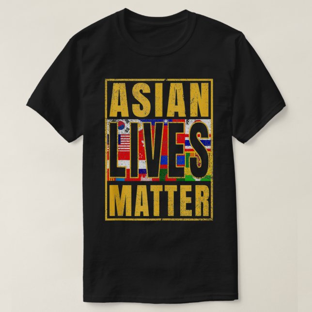 Camiseta Stop AAPI Hate Support Awareness  Stop Asian Hate  (Frente do Design)