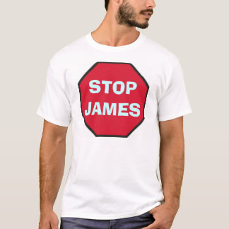 Camiseta stop_blank, STOPJAMES