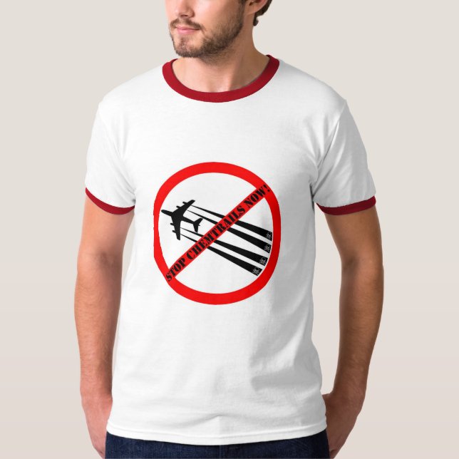 CAMISETA STOP CHEMTRAILS (Frente)