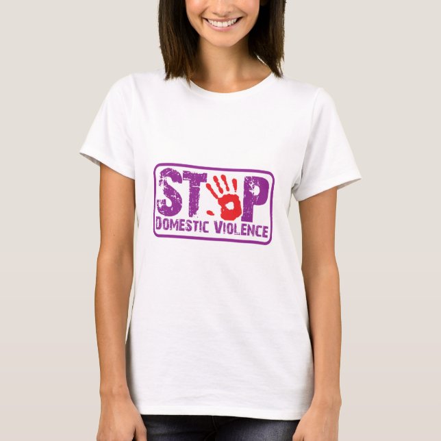 Camiseta Stop Domestic Violence (Frente)