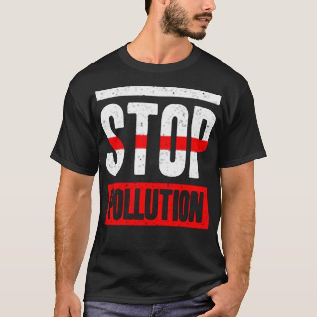 Camiseta Stop pollution (Frente)
