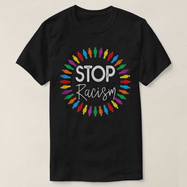 Camiseta Stop Racism  (Frente do Design)