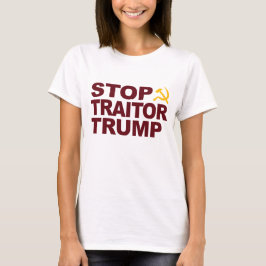 Camiseta "Stop Traitor Trump" t-shirt feminina