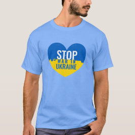 Camiseta Stop War in Ukraine. I support Ukraine.