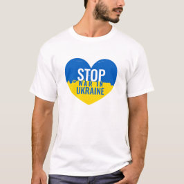 Camiseta Stop War in Ukraine. I support Ukraine.