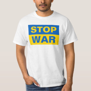 Camiseta Stop War Ucrânia Ucraniano