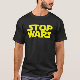 Camiseta Stop Wars Peace Anti War Positive Vibe No War Ukra
